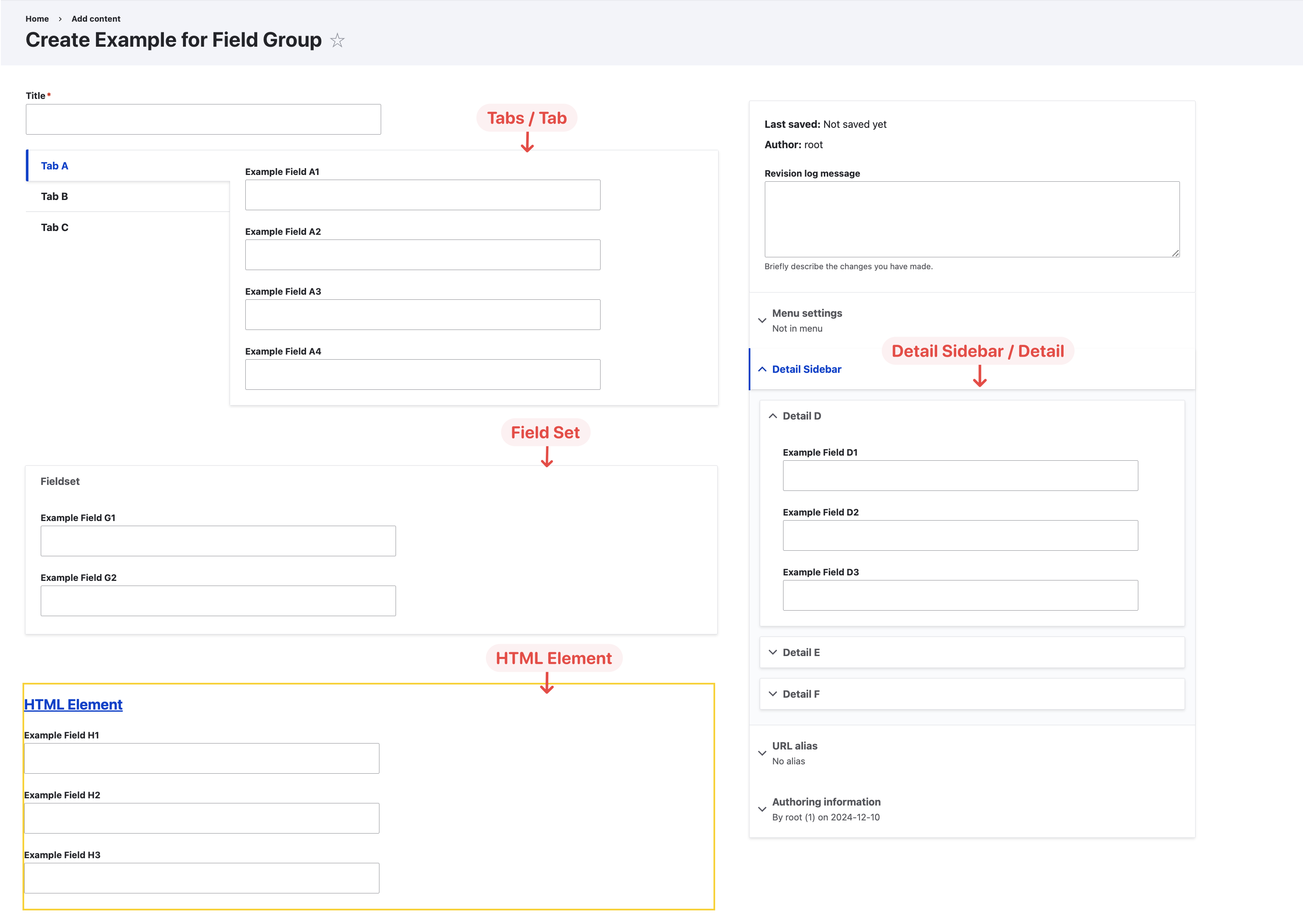 2 - new content form